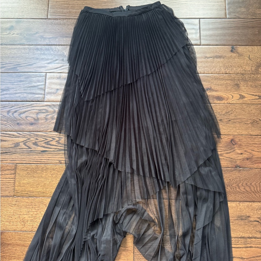 BCBG Black Layered Skirt